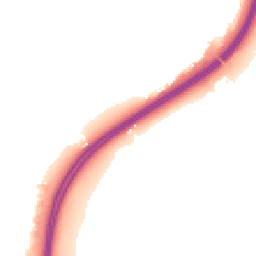 Night-time road noise heatmap for RH20 3DG