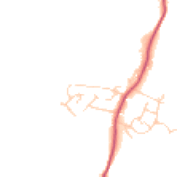 Daytime road noise heatmap for RH20 3EH