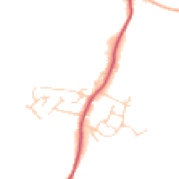 Daytime road noise heatmap for RH20 3ES