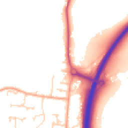 Daytime road noise heatmap for RH20 3GH