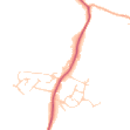 Daytime road noise heatmap for RH20 3GZ