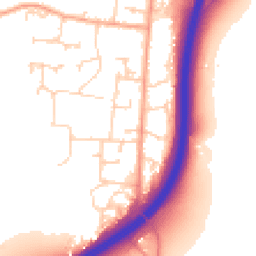 Daytime road noise heatmap for RH20 3JA