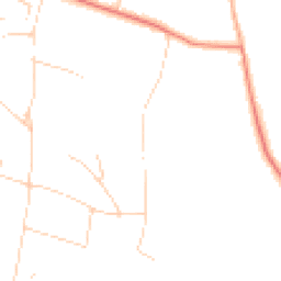 Daytime road noise heatmap for RH20 3JH