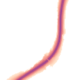 Night-time road noise heatmap for RH20 3JN
