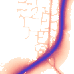 Daytime road noise heatmap for RH20 3JZ
