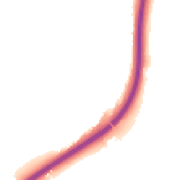 Night-time road noise heatmap for RH20 3LA