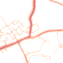 Daytime road noise heatmap for RH20 3NA