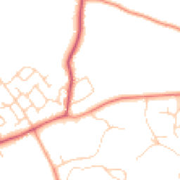 Daytime road noise heatmap for RH20 3NB