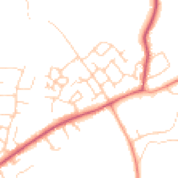 Daytime road noise heatmap for RH20 3NP