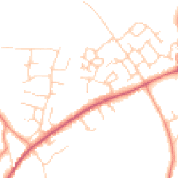 Daytime road noise heatmap for RH20 3PB