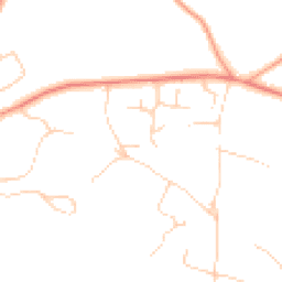 Daytime road noise heatmap for RH20 3PN