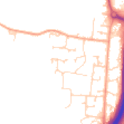 Daytime road noise heatmap for RH20 3PR