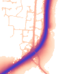 Daytime road noise heatmap for RH20 3QE