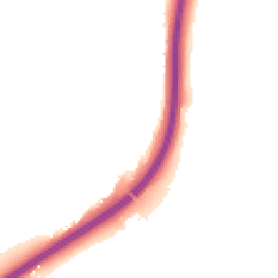 Night-time road noise heatmap for RH20 3QE
