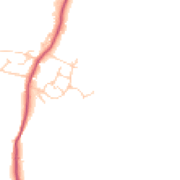 Daytime road noise heatmap for RH20 3QS