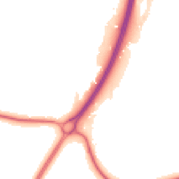 Night-time road noise heatmap for RH20 3QY