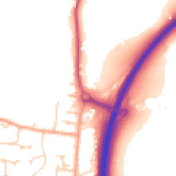 Daytime road noise heatmap for RH20 3QZ