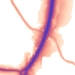 Daytime road noise heatmap for RH20 3RA