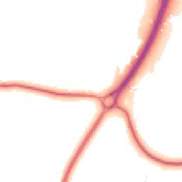 Night-time road noise heatmap for RH20 4AQ