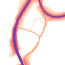 Daytime road noise heatmap for RH20 4AS