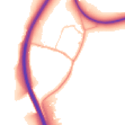 Daytime road noise heatmap for RH20 4AU