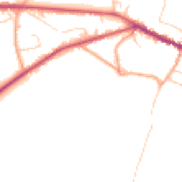 Daytime road noise heatmap for RH20 4BF