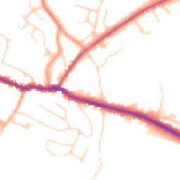 Daytime road noise heatmap for RH20 4BS