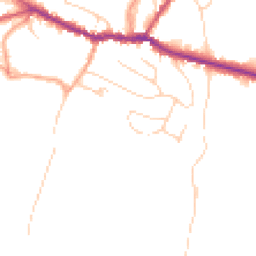 Daytime road noise heatmap for RH20 4EN