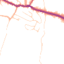 Daytime road noise heatmap for RH20 4EW