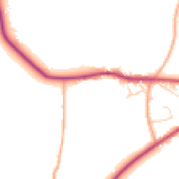 Daytime road noise heatmap for RH20 4JX
