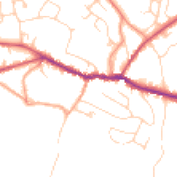 Daytime road noise heatmap for RH20 4LB