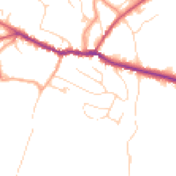 Daytime road noise heatmap for RH20 4LG