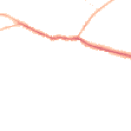 Night-time road noise heatmap for RH20 4LQ