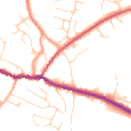 Daytime road noise heatmap for RH20 4NU