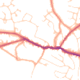 Daytime road noise heatmap for RH20 4NZ