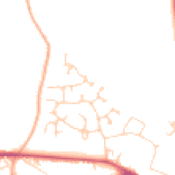 Daytime road noise heatmap for RH20 4QN