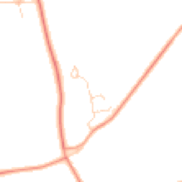 Daytime road noise heatmap for RH3 7AB