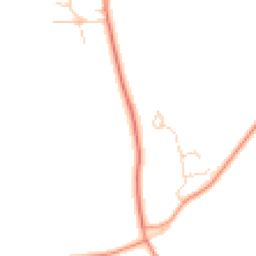 Daytime road noise heatmap for RH3 7AL