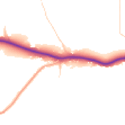 Daytime road noise heatmap for RH3 7BB