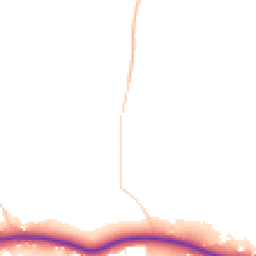 Daytime road noise heatmap for RH3 7BE