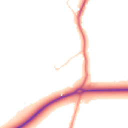 Daytime road noise heatmap for RH3 7BY