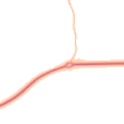 Night-time road noise heatmap for RH3 7DB