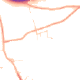 Daytime road noise heatmap for RH3 7DD
