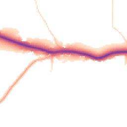 Daytime road noise heatmap for RH3 7EA