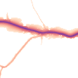 Daytime road noise heatmap for RH3 7EG