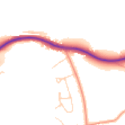 Daytime road noise heatmap for RH3 7EL