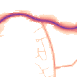 Daytime road noise heatmap for RH3 7EN