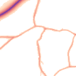 Daytime road noise heatmap for RH3 7FF