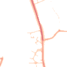 Daytime road noise heatmap for RH3 7HR