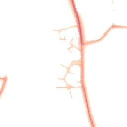 Daytime road noise heatmap for RH3 7HY